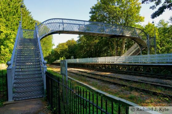 The restored Severn and Wye Footbridge at St Mary's Halt