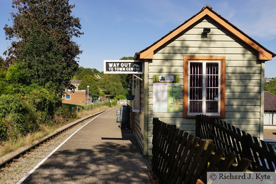 The new Lydney Town station, looking north